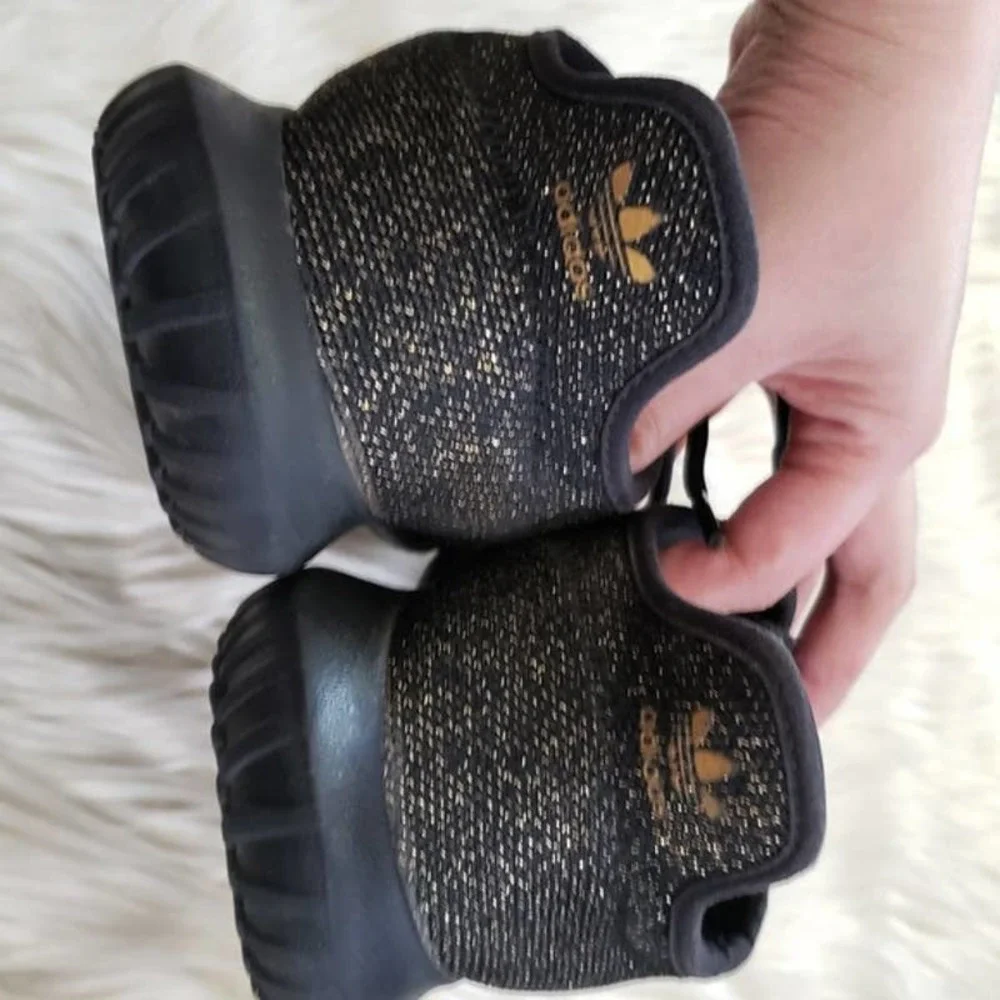 ADIDAS Tubular shadow black & gold sneakers - Picture 5 of 7
